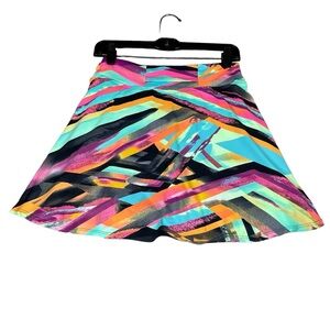 Dona Jo Abstract Print "Flirty" Athletic Running/Tennis/Pickleball Skort  Sz M